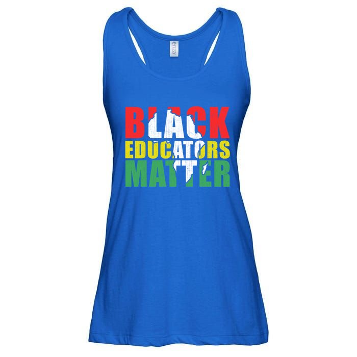 African Educators Black History Month Black Educators Matter Gift Ladies Essential Flowy Tank