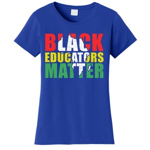 African Educators Black History Month Black Educators Matter Gift Women's T-Shirt