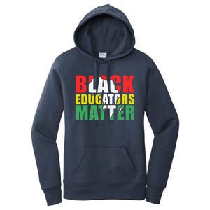 African Educators Black History Month Black Educators Matter Gift Women's Pullover Hoodie