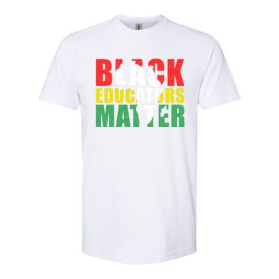 African Educators Black History Month Black Educators Matter Gift Softstyle® CVC T-Shirt