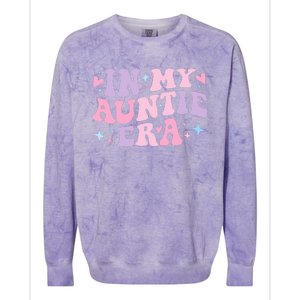 Auntie Era Baby Announcement Perfect Mother's Day Gift Colorblast Crewneck Sweatshirt