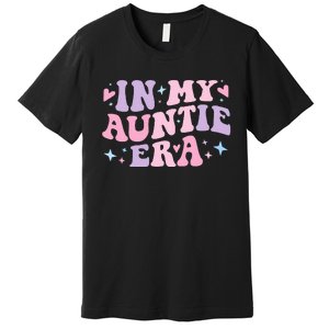 Auntie Era Baby Announcement Perfect Mother's Day Gift Premium T-Shirt