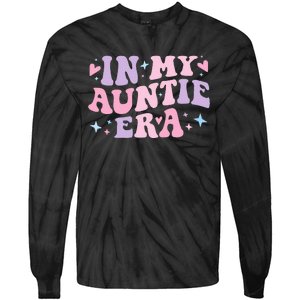 Auntie Era Baby Announcement Perfect Mother's Day Gift Tie-Dye Long Sleeve Shirt