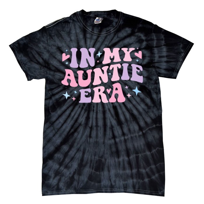 Auntie Era Baby Announcement Perfect Mother's Day Gift Tie-Dye T-Shirt