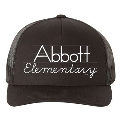 Abbott Elementary Blackboard Chalk Logo Yupoong Adult 5-Panel Trucker Hat