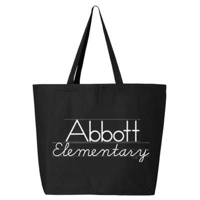 Abbott Elementary Blackboard Chalk Logo 25L Jumbo Tote