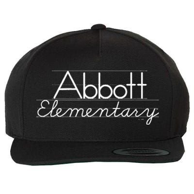 Abbott Elementary Blackboard Chalk Logo Wool Snapback Cap