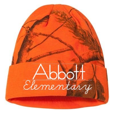 Abbott Elementary Blackboard Chalk Logo Kati Licensed 12" Camo Beanie