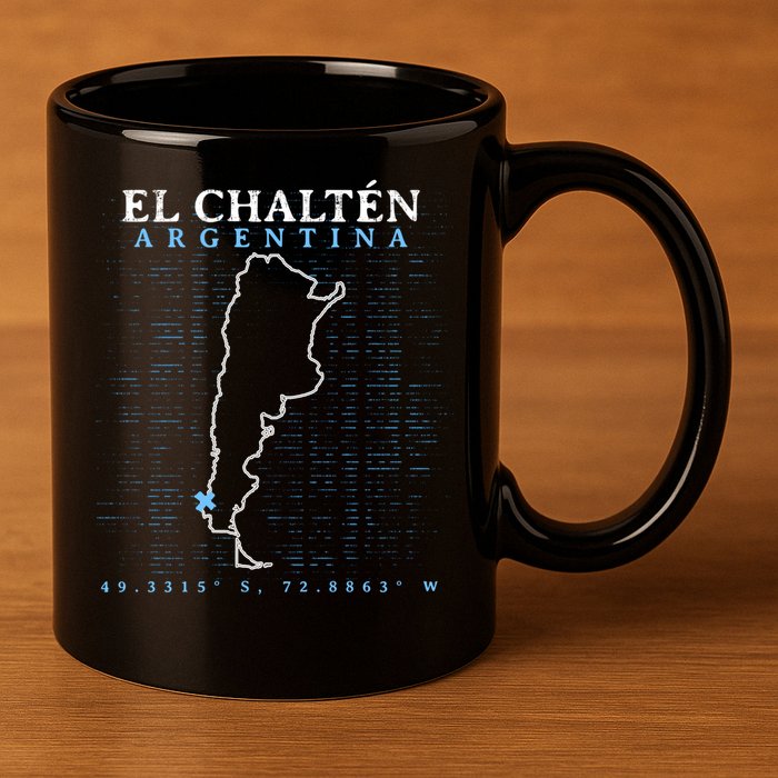 Argentina El Chaltén Gift 11oz C Handle Ceramic Mug