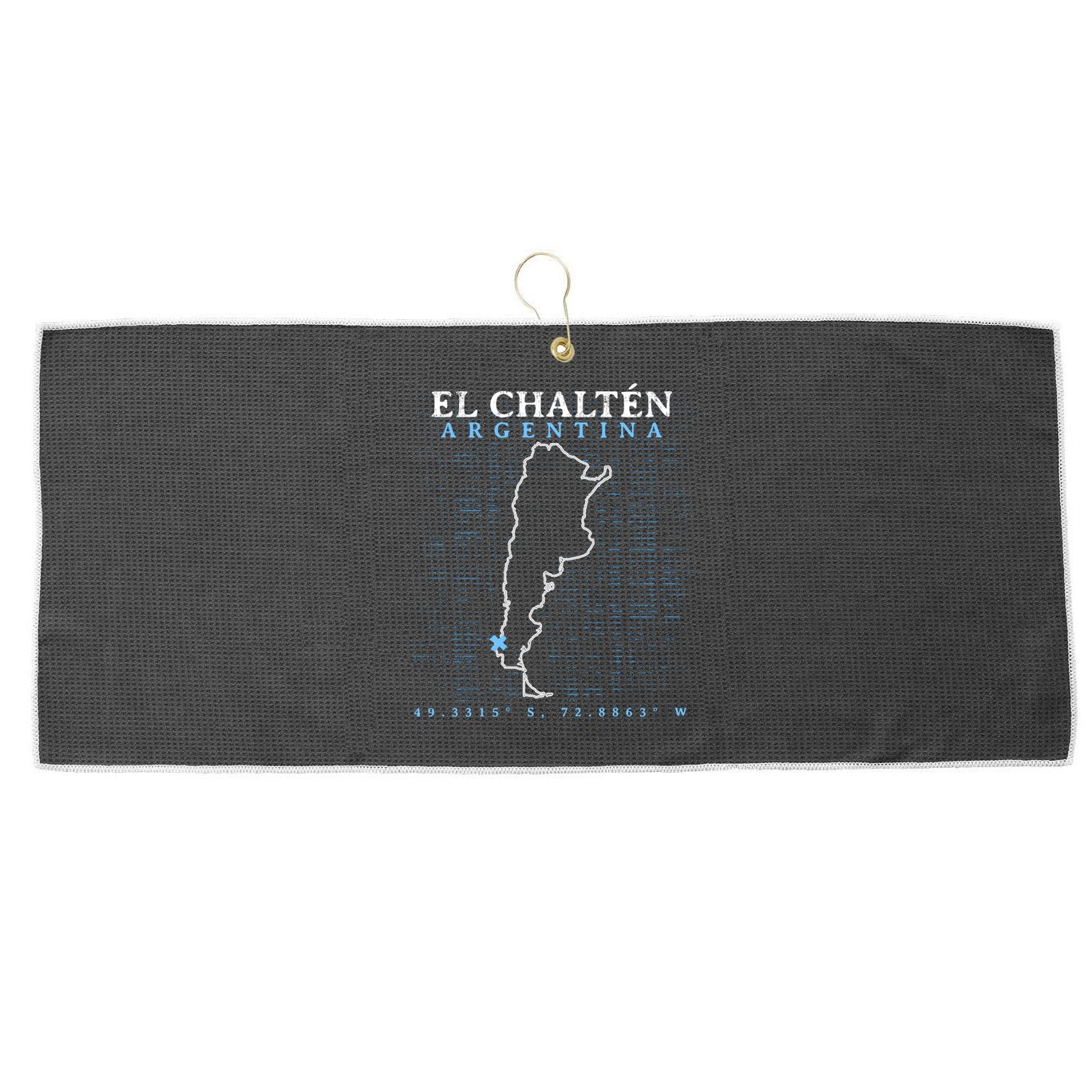 Argentina El Chaltén Gift Large Microfiber Waffle Golf Towel