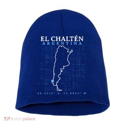 Argentina El Chaltén Gift Short Acrylic Beanie