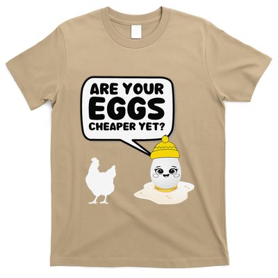Are Eggs Cheap Yet Funny Political Humor For Activists T-Shirt