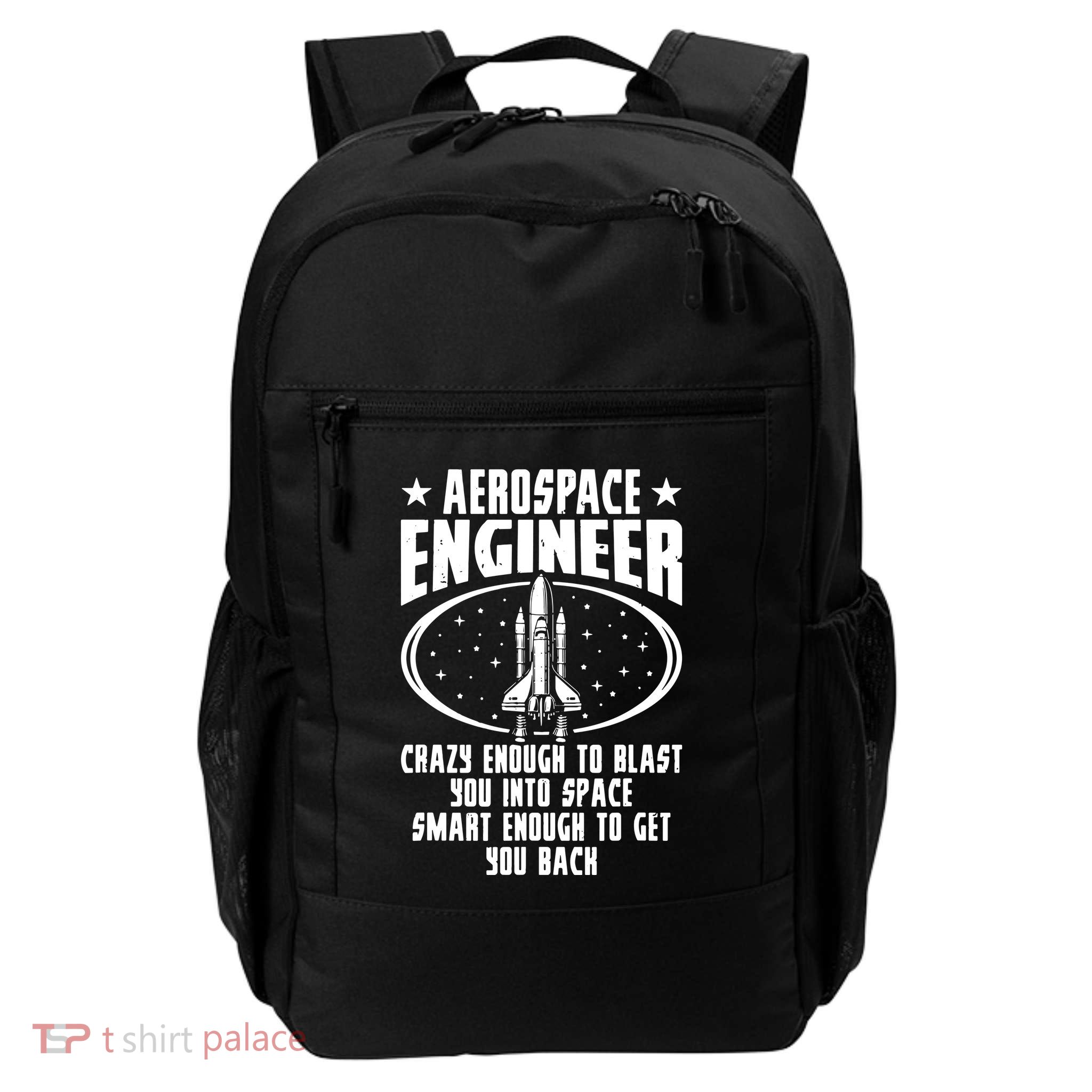 Aerospace Engineer Crazy And Smart Aerospace Engineering Backpack