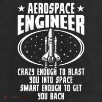 Aerospace Engineer Crazy And Smart Aerospace Engineering Adult Drive Performance Visor