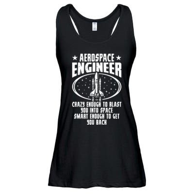 Aerospace Engineer Crazy And Smart Aerospace Engineering Ladies Essential Flowy Tank