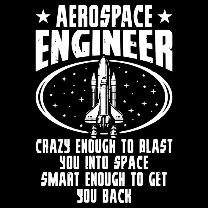 Aerospace Engineer Crazy And Smart Aerospace Engineering Bag