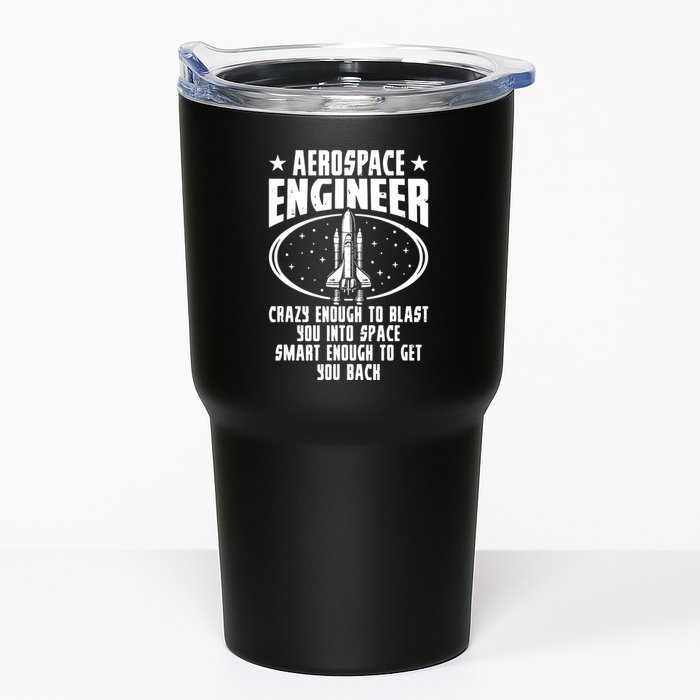 Aerospace Engineer Crazy And Smart Aerospace Engineering Tumbler