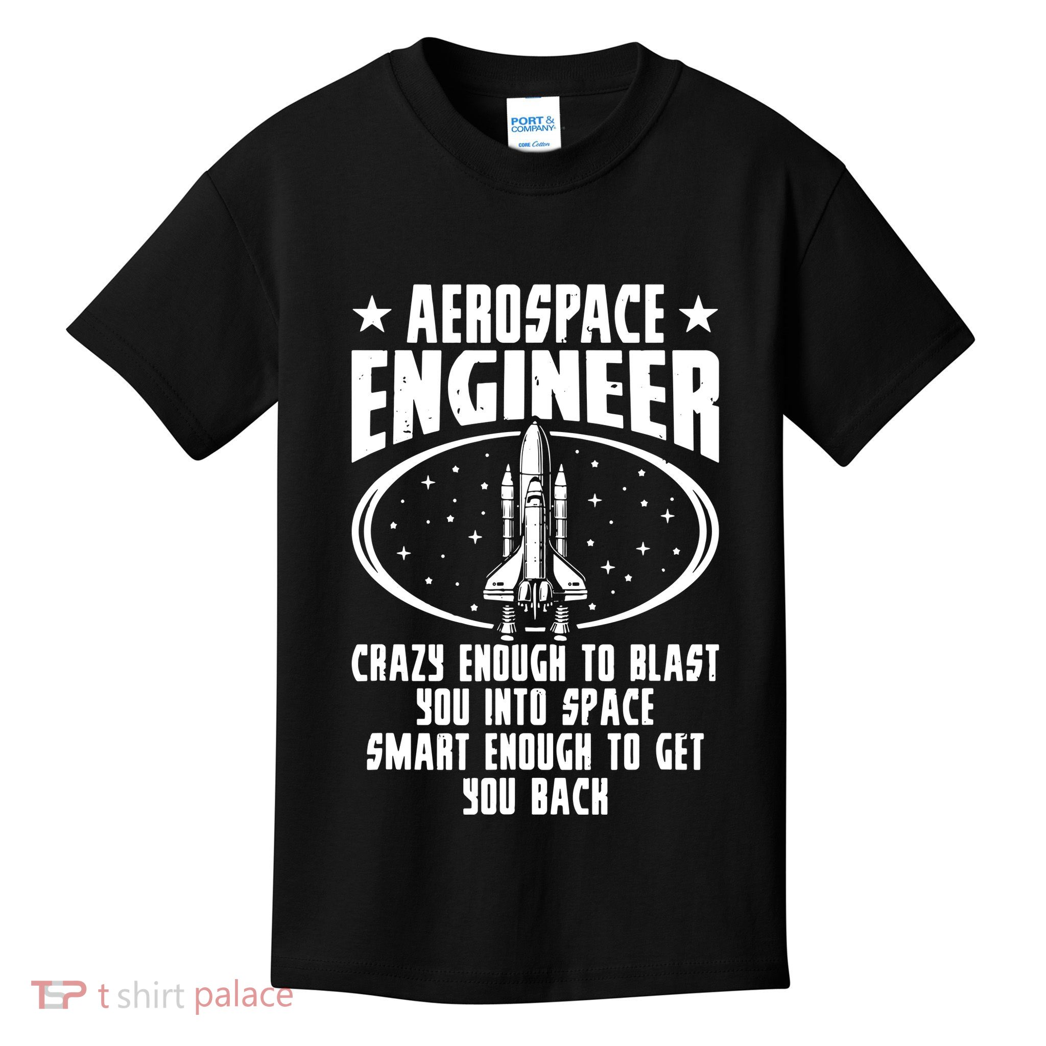 Aerospace Engineer Crazy And Smart Aerospace Engineering Kids T-Shirt