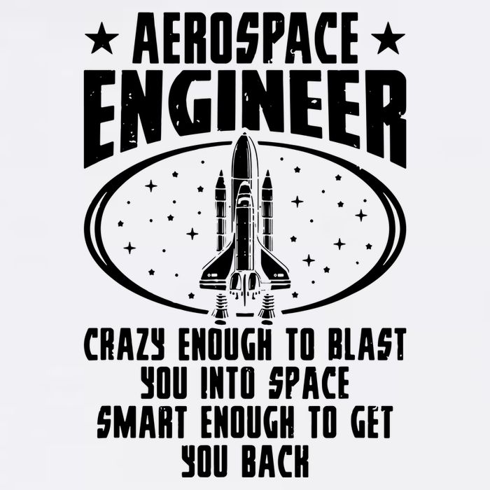 Aerospace Engineer Crazy And Smart Aerospace Engineering Garment-Dyed Sweatshirt