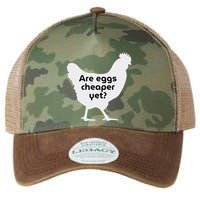 Are Eggs Cheap Yet Funny Antitrump Sarcastic Legacy Tie Dye Trucker Hat