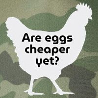 Are Eggs Cheap Yet Funny Antitrump Sarcastic Legacy Tie Dye Trucker Hat