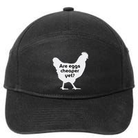 Are Eggs Cheap Yet Funny Antitrump Sarcastic 7-Panel Snapback Hat