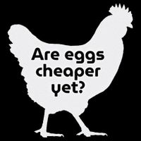 Are Eggs Cheap Yet Funny Antitrump Sarcastic 7-Panel Snapback Hat