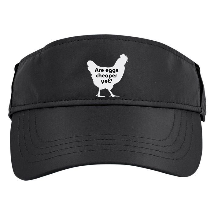 Are Eggs Cheap Yet Funny Antitrump Sarcastic Adult Drive Performance Visor