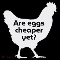 Are Eggs Cheap Yet Funny Antitrump Sarcastic Cropped Pullover Crew