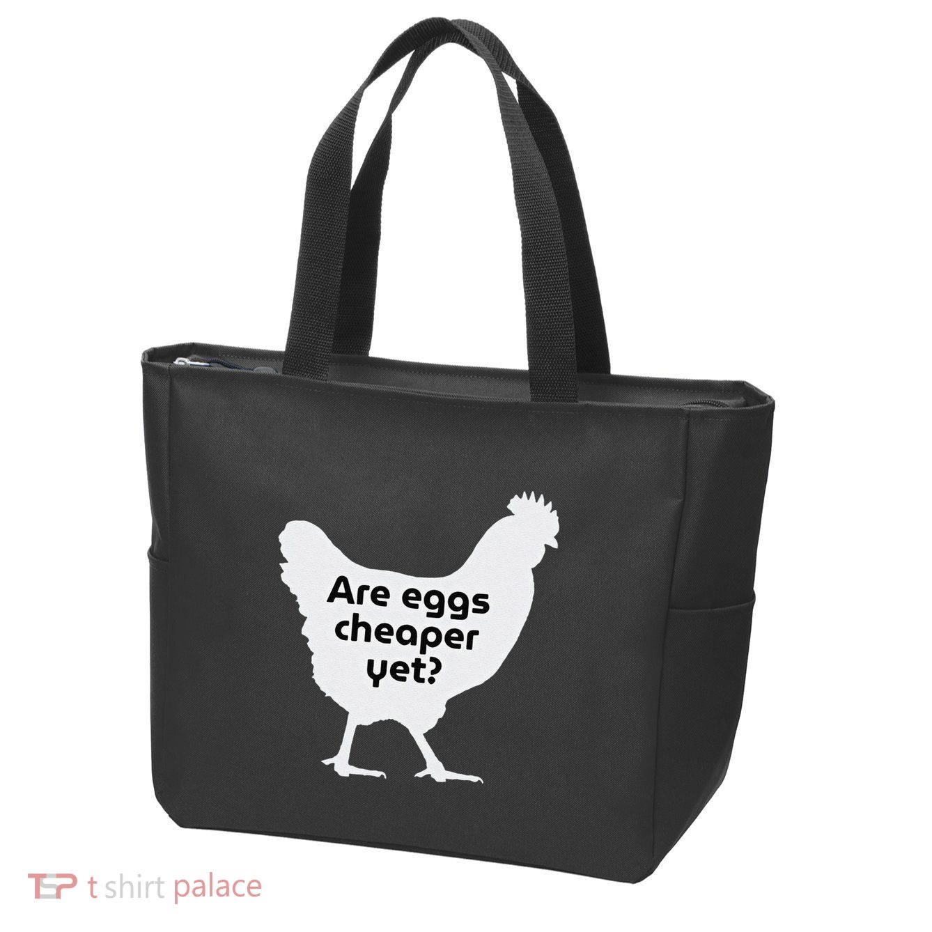 Are Eggs Cheap Yet Funny Antitrump Sarcastic Zip Tote Bag