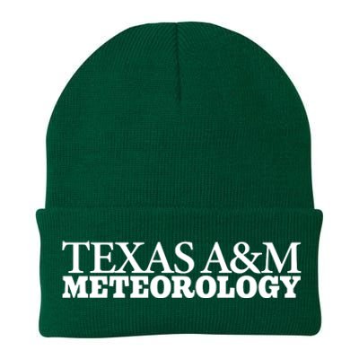 Ariana Elena Castillo Wearing Texas Meteorology Knit Cap Winter Beanie