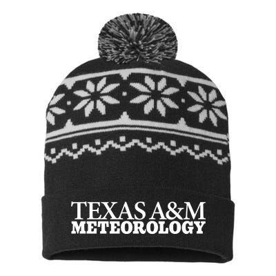 Ariana Elena Castillo Wearing Texas Meteorology USA-Made Snowflake Beanie