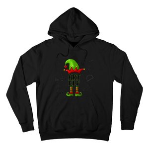 Art Elf Christmas Pajama Merry Christmas Art Teacher Hoodie