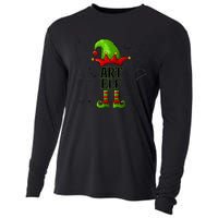 Art Elf Christmas Pajama Merry Christmas Art Teacher Cooling Performance Long Sleeve Crew