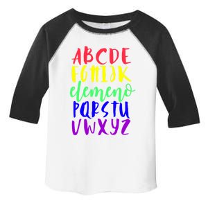 Abcs Eleo Colourful Cute Alphabet Student Teacher Gift Toddler Fine Jersey T-Shirt