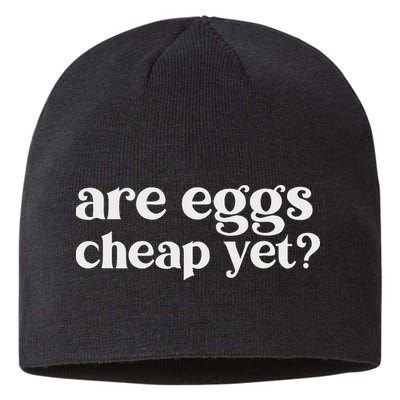 Are Eggs Cheap Yet Funny Anti Trump Sarcastic Sustainable Beanie