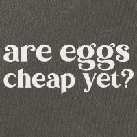 Are Eggs Cheap Yet Funny Anti Trump Sarcastic Cotton Canvas Backpack