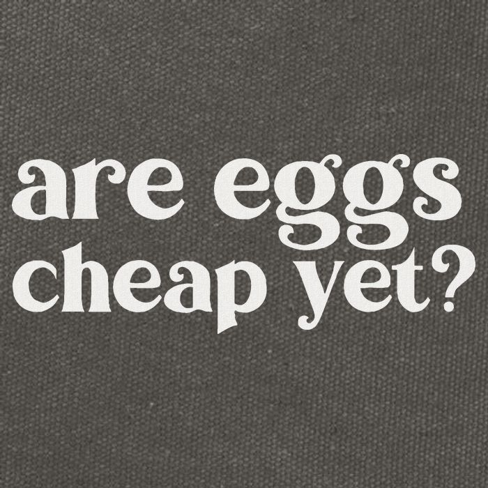 Are Eggs Cheap Yet Funny Anti Trump Sarcastic Cotton Canvas Backpack
