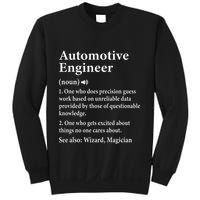 Automotive Engineer Definition For Auto Engineering Student Sweatshirt