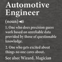 Automotive Engineer Definition For Auto Engineering Student Vector Backpack