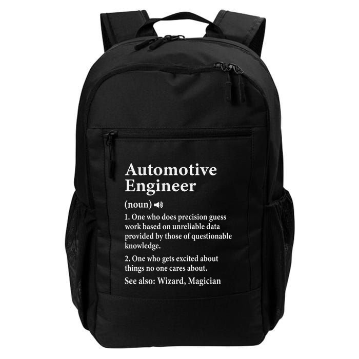 Automotive Engineer Definition For Auto Engineering Daily Commute Backpack