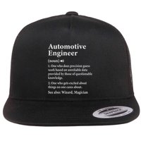 Automotive Engineer Definition For Auto Engineering Flat Bill Trucker Hat