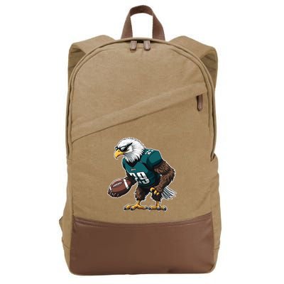 Awesome Eagles Design Cotton Canvas Backpack