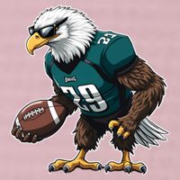 Awesome Eagles Design 25L Jumbo Tote