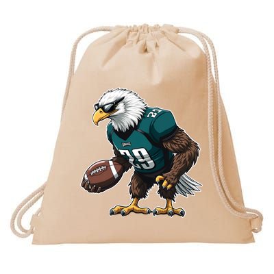 Awesome Eagles Design Drawstring Bag