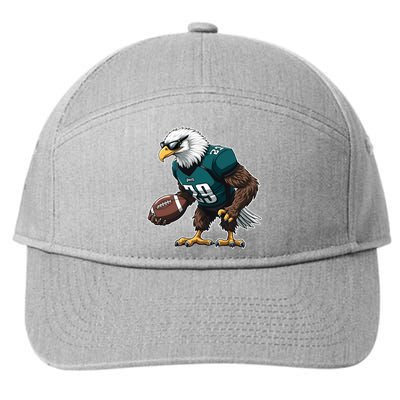 Awesome Eagles Design 7-Panel Snapback Hat