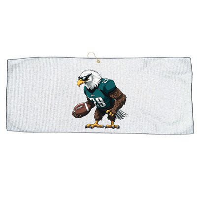 Awesome Eagles Design Large Microfiber Waffle Golf Towel