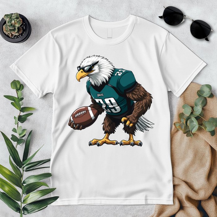 Awesome Eagles Design Premium T-Shirt