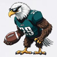 Awesome Eagles Design Premium T-Shirt