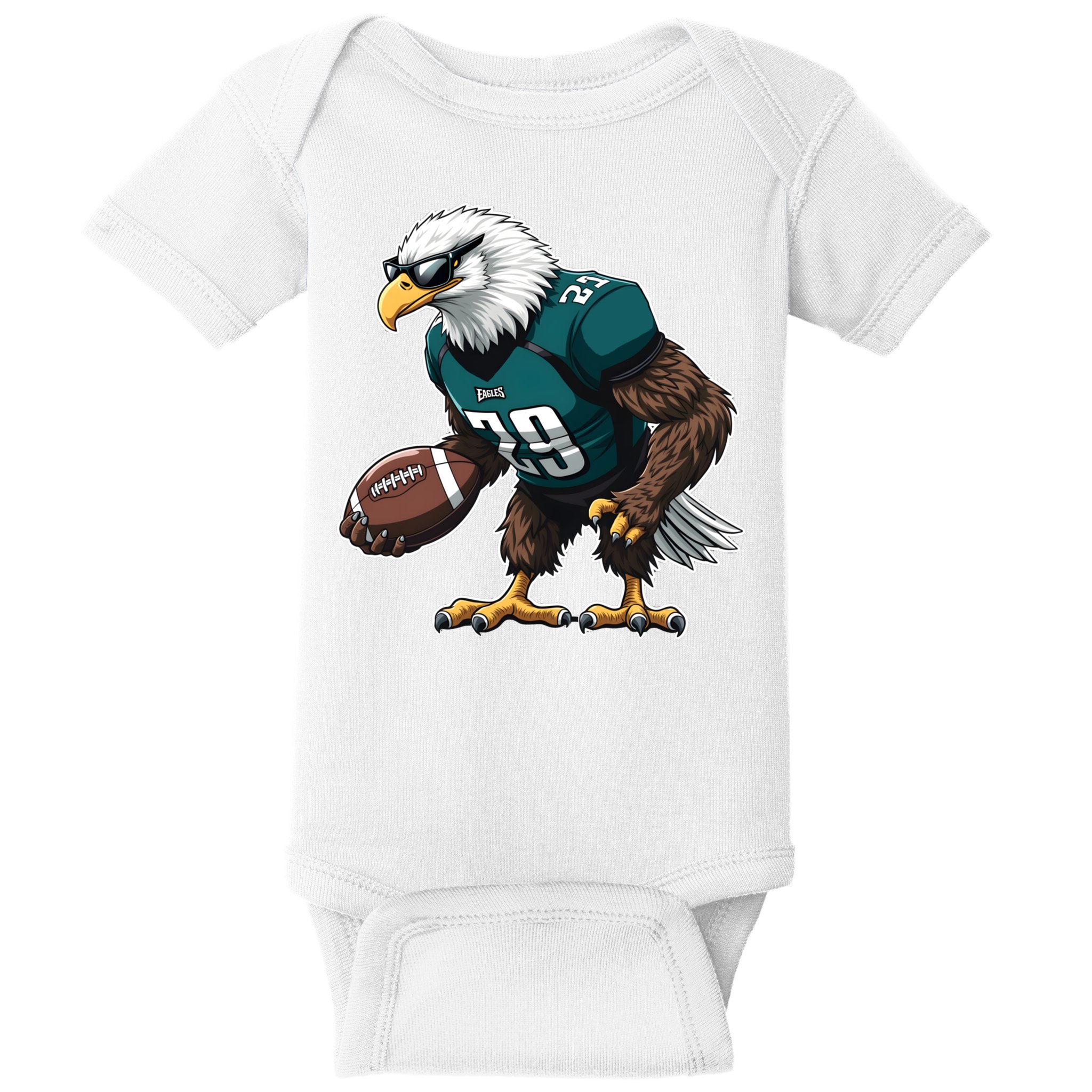 Awesome Eagles Design Baby Bodysuit